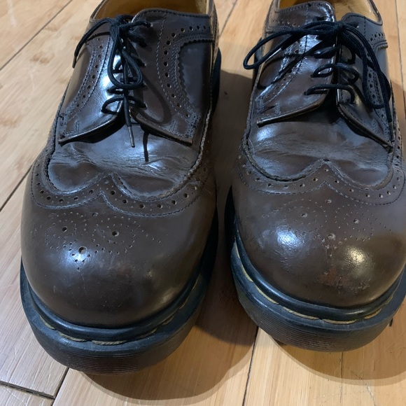 Dr. Martens Vintage Brown Wingtips - Picture 3 of 5
